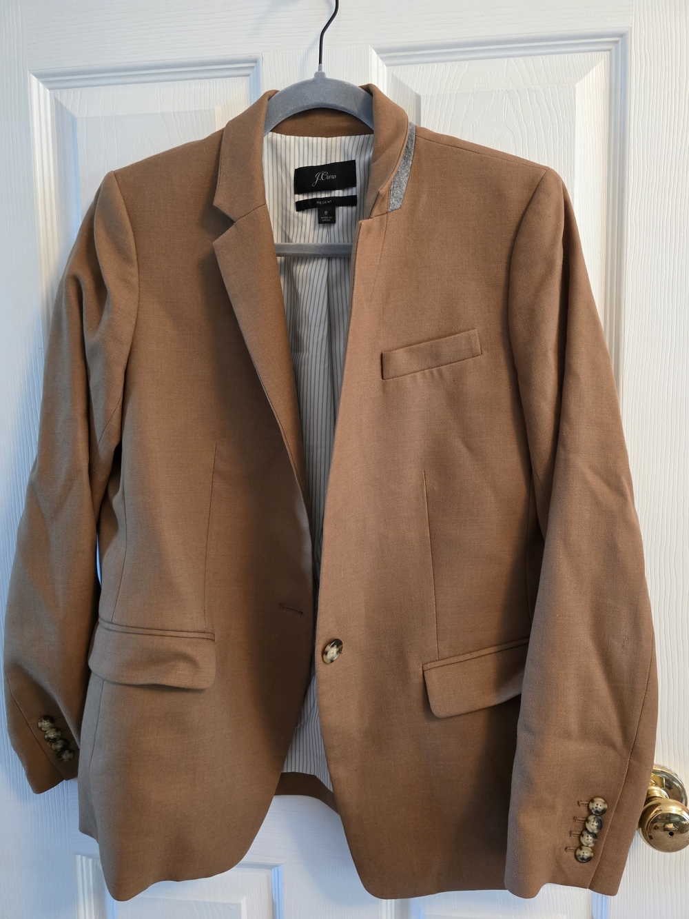 J. Crew Womens Camel Regent Blazer - Picture 4 of 5